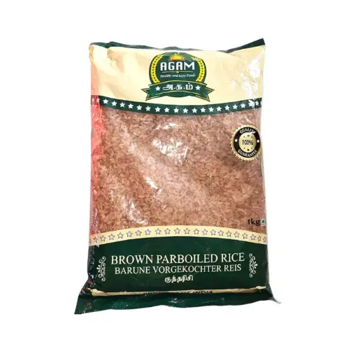 Agam Brown Parboiled Rice - 1kg