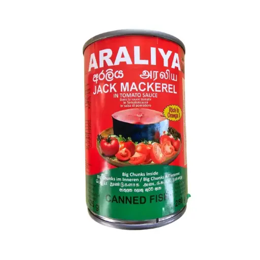 Araliya Jack Mackerel in Tomato Sauce 245g | තක්කාලි සෝස් සමඟ ජැක් මැකරල්