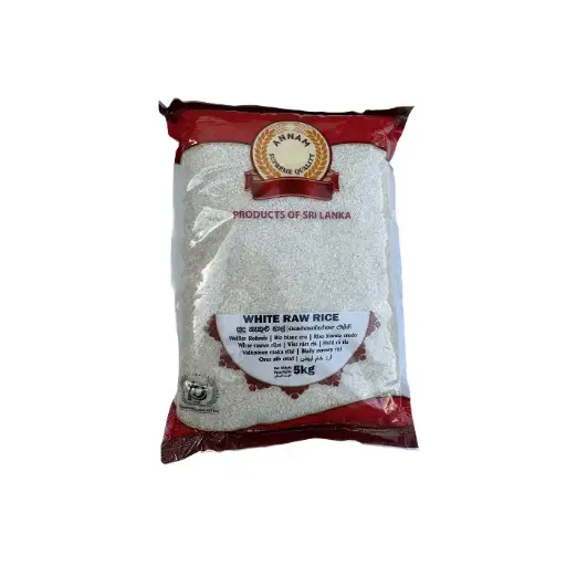 Annam White Raw Rice 5kg | Weißer Kekulu Reis