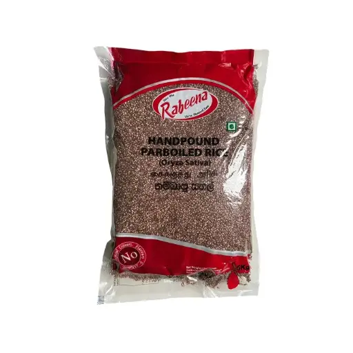 Rabeena Hand-pounded Parboiled Rice 5kg | Handgestampfter Roter Reis