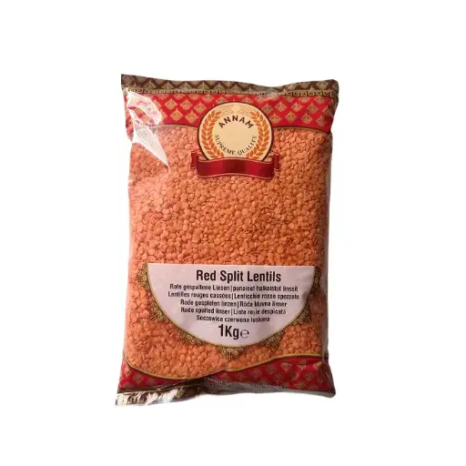 Annam Red Splits Lentils 1kg | පරිප්පු