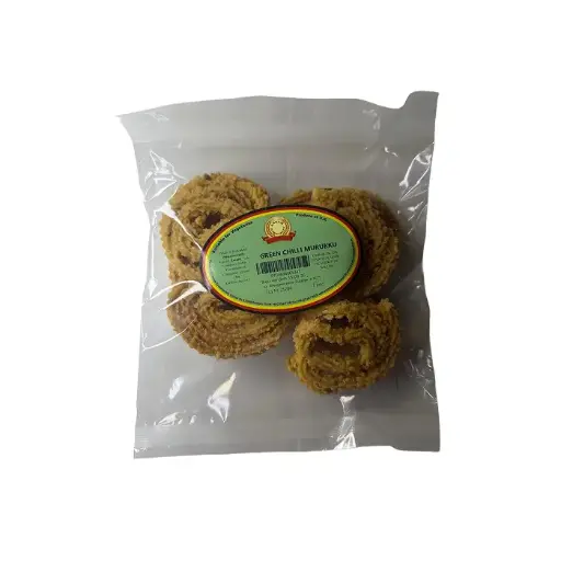 Annam Green Chilli Murukku 175g | Würzig-scharfer Murukku
