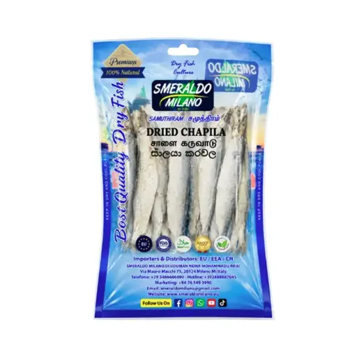SM Dried Chapila Sardine 200g | සාලයා කරවල