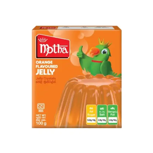 Motha Jelly Orange 100g | මෝතා ජෙලි ඔරේන්ජ්