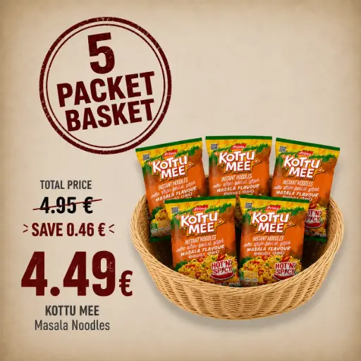 Kottu Mee Masala Noodles Special Bundle – Limited Time Offer | Save €0.46