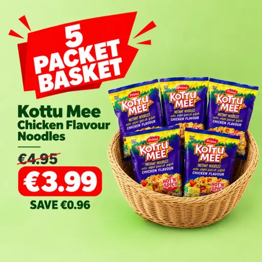 Kottu Mee Chicken Flavour Noodles Special Bundle – Limited Time Offer | Save €0.96 