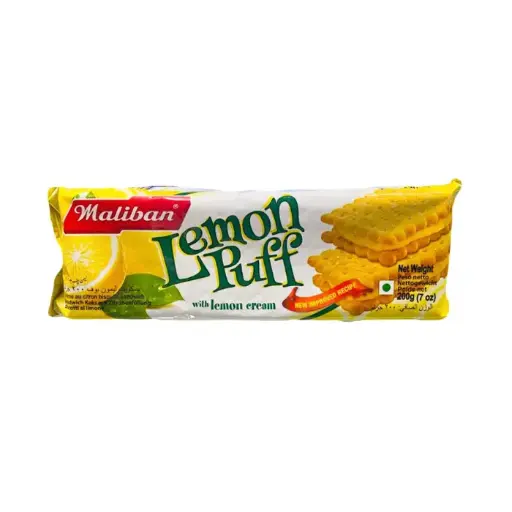 Maliban Lemon Puff 200g | Zitronencreme Kekse 